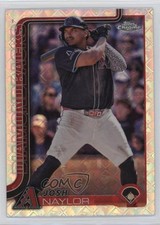 2025 Topps Chrome Logofractor Edition Josh Naylor #15 1qd8