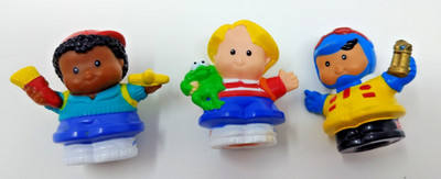 Fisher Price Little People -  Roberto (Race Car Driver), Eddie and Michael
