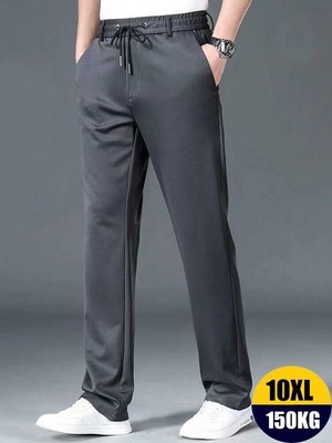 10XL Pants Men Men's Trousers Man Formal Dress Mens Work Suit Pants Man