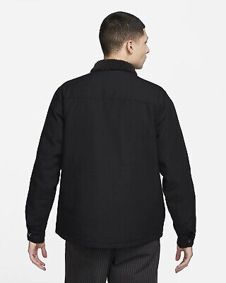 Nike SB Padded Flannel Skate Jacket Black DQ6328 010 Men's Nike SB Padded Flannel Skate Jacket Black DQ6328 010 Men's