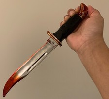 Ghostface scream Large Full size Bloody Version Steel knife prop