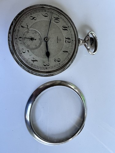 Antike 0,800 Omega Taschenuhr Pocket Watch Montre de Poche 2-23 - Bild 2 von 12