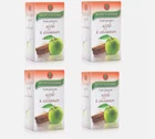 80 Tea Bags Bio Organic Tea Apple & Cinnamon 4 Boxes 2g Bags