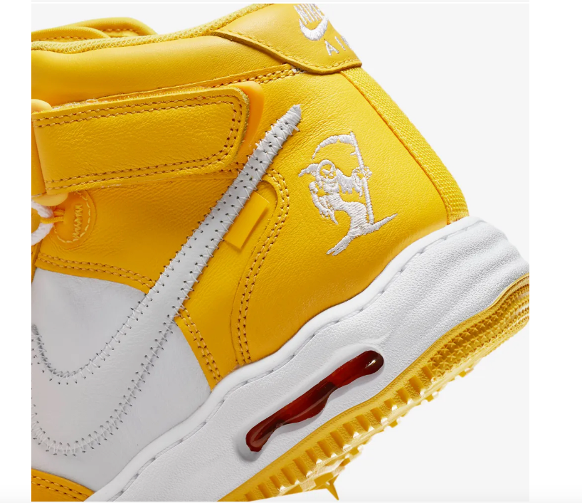 【新品未使用】DR0500-101 US10.5/28.5cm Nike x Off-White Air Force 1 Mid SP 'Varsity Maize' DR0500-101