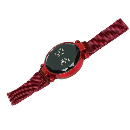 Damen LED Uhr LED Touchscreen großes Display Legierung Mode Design - Bild 22 von 45