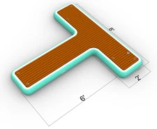T- Shaped Jet ski dock, inflatable dock USA based family business