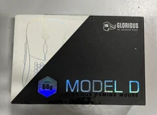 Glorious Model D Wired RGB 68g Gaming Mouse in a Glossy White