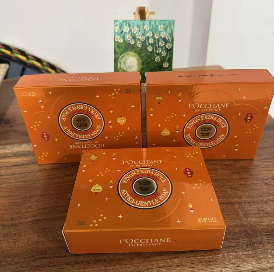 L'Occitane Shea Butter Honey Harvest Extra-Gentle Soap, 5.20 oz 3 For $50 - Image 2 of 2