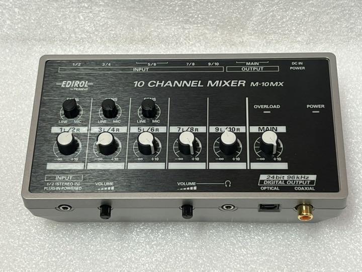 Roland M-10MX 10 Channel Stereo Mixer Edirol Portable Tested
