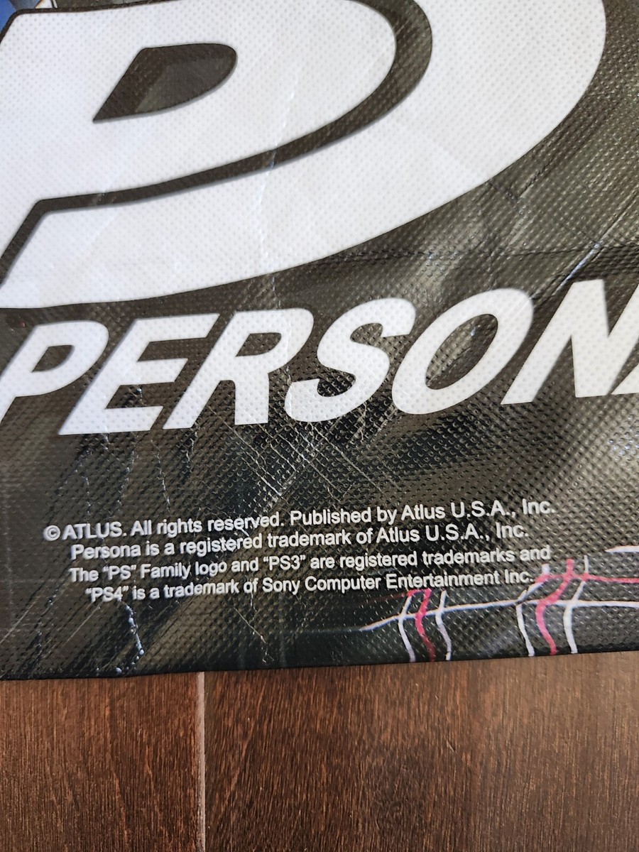 E3 2015 RARE Official Persona 5 OVERSIZE BACKPACK TOTE SWAG BAG