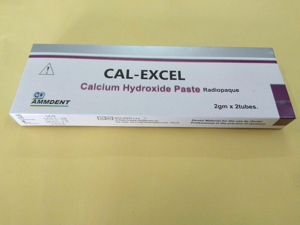 Pâte Dentaire Ammdent Cal Excel à L'hydroxyde De Calcium Radiopaque - Usage Endodontique