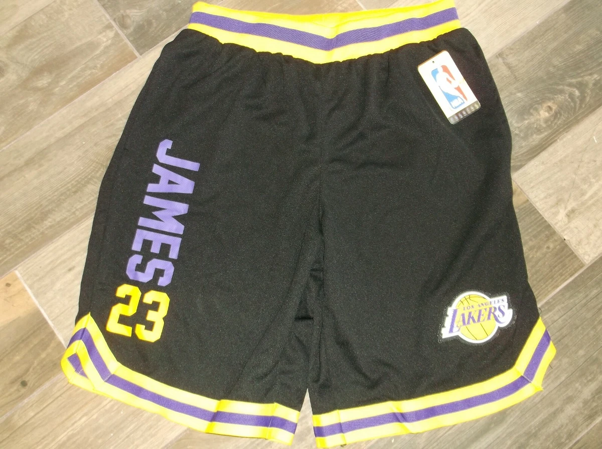 Lebron James Los Angeles Lakers NBA Basketball Shorts Men s Medium