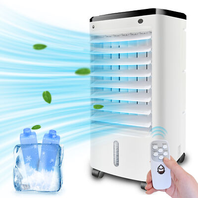 4 in 1 Mobile Klimagerät Turmventilator Luftkühler mit Wasserkühlung Klimaanlage