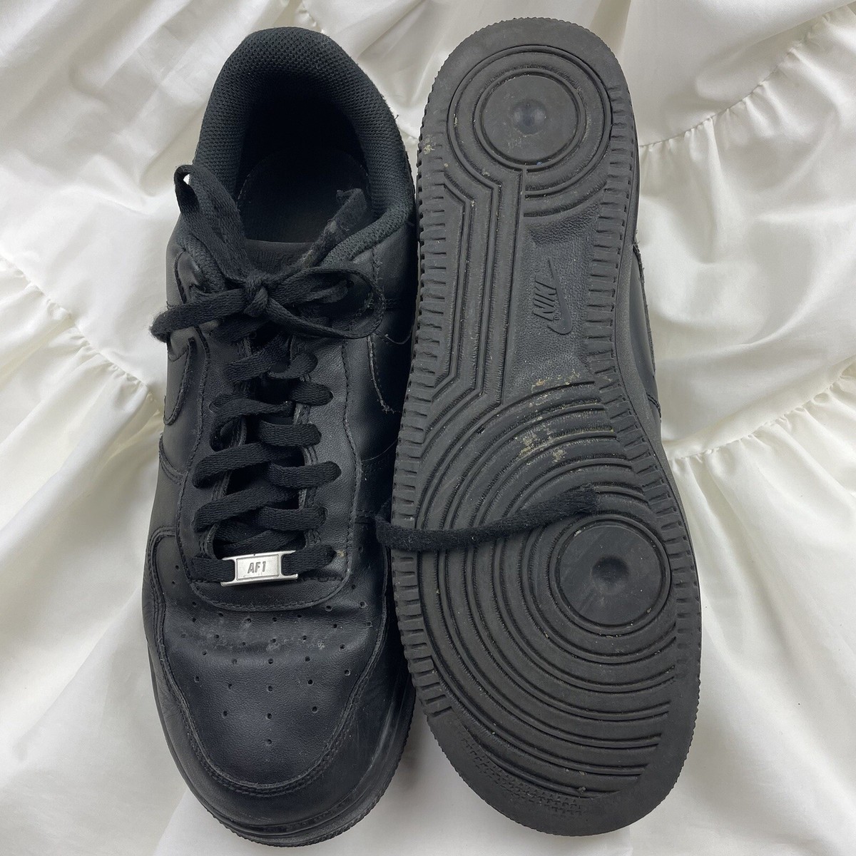 Vintage Nike Air Force 1 '82' Low 'Black Black 315122-001 Vintage Nike Air Force 1 '82' Low 'Black Black 315122-001