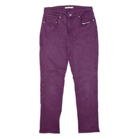 LEVI'S Mid Rise Womens Jeans Purple Slim Skinny W30 L30