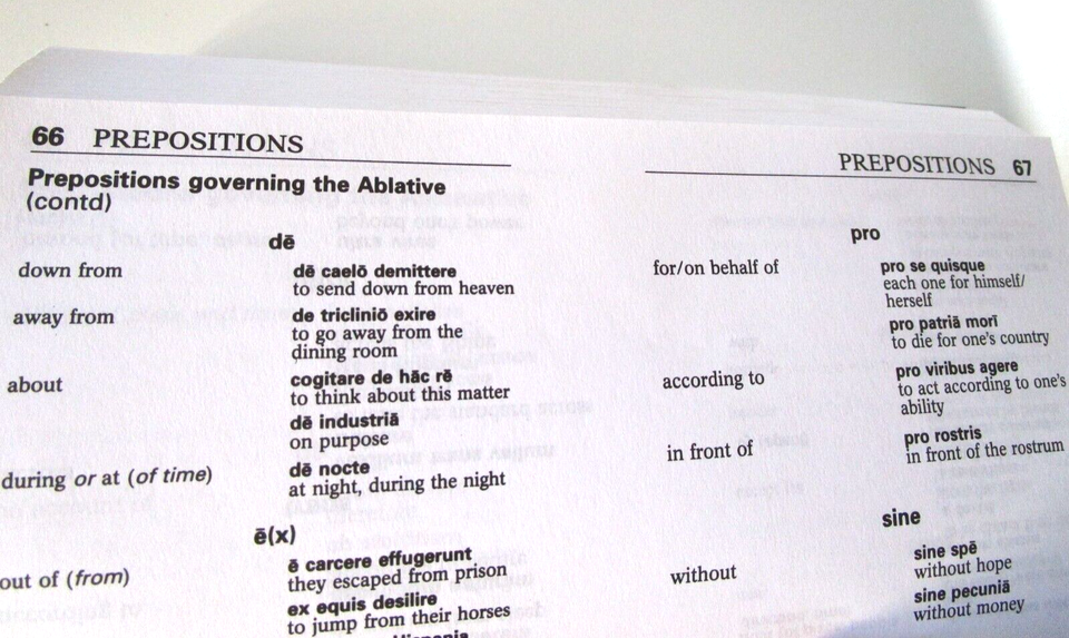 Collins Latin Dictionary..Plus Grammar Two in One reference