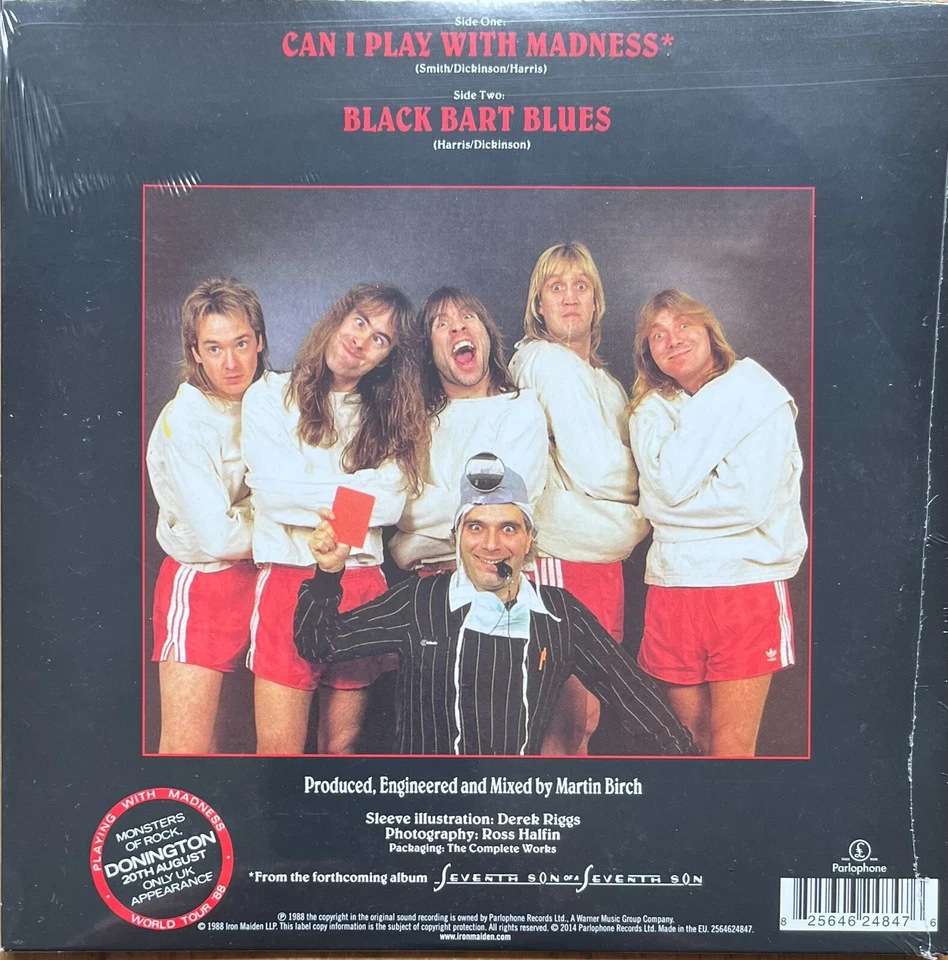 Iron Maiden - Can i play with madness / Black Limited 7" Vinyl Single 2014 NEU - Bild 2 von 2