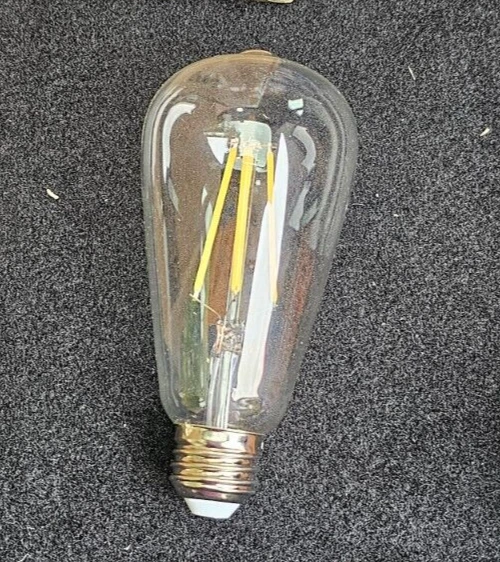 Dimmable 10W ST64 Vintage Led Edison Bulbs 2700K 4-Pack (Was 6-Pack) ALL NEW - Image 4 of 4