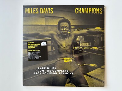 MILES DAVIS - CHAMPIONS LP (YELLOW VINYL) RSD '21 - COLUMBIA - 194398605814