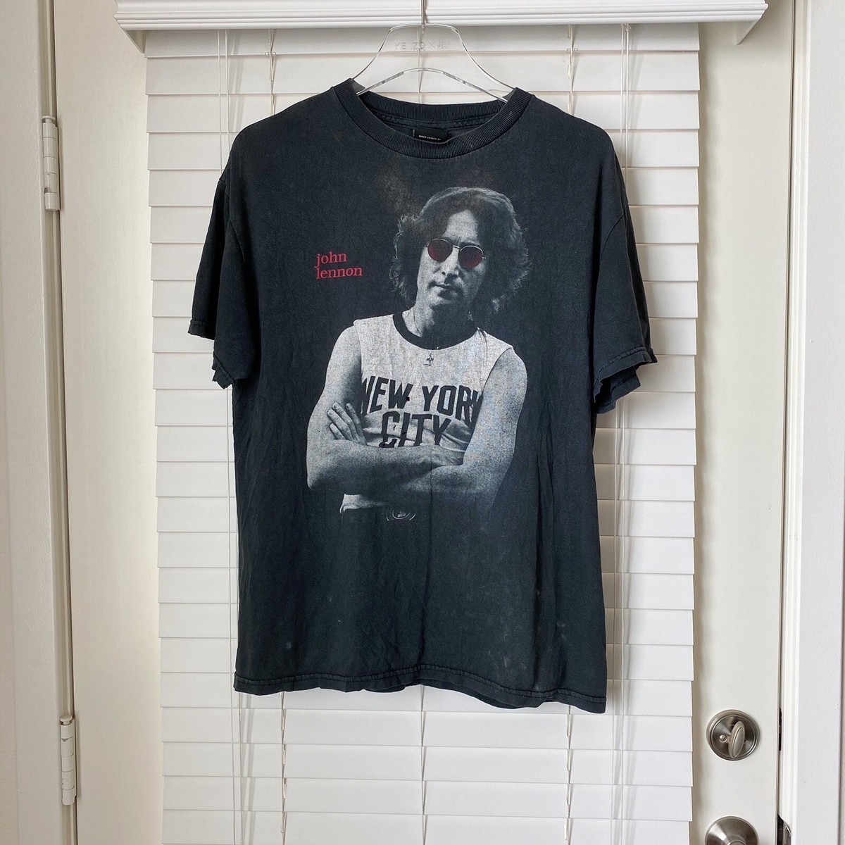 Vintage John Lennon Imagine 00s VTG Portrait Winterland Faded T
