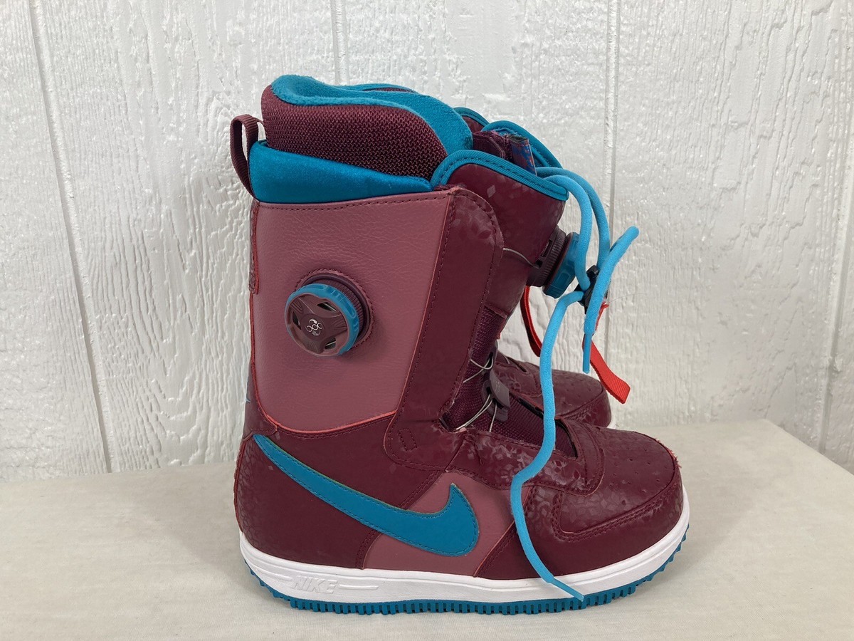 NIKE スノーボードブーツ　ZF1 X BOA Nike Zoom Force 1 ZF1 x BOA Snowboard Boots Maroon Teal