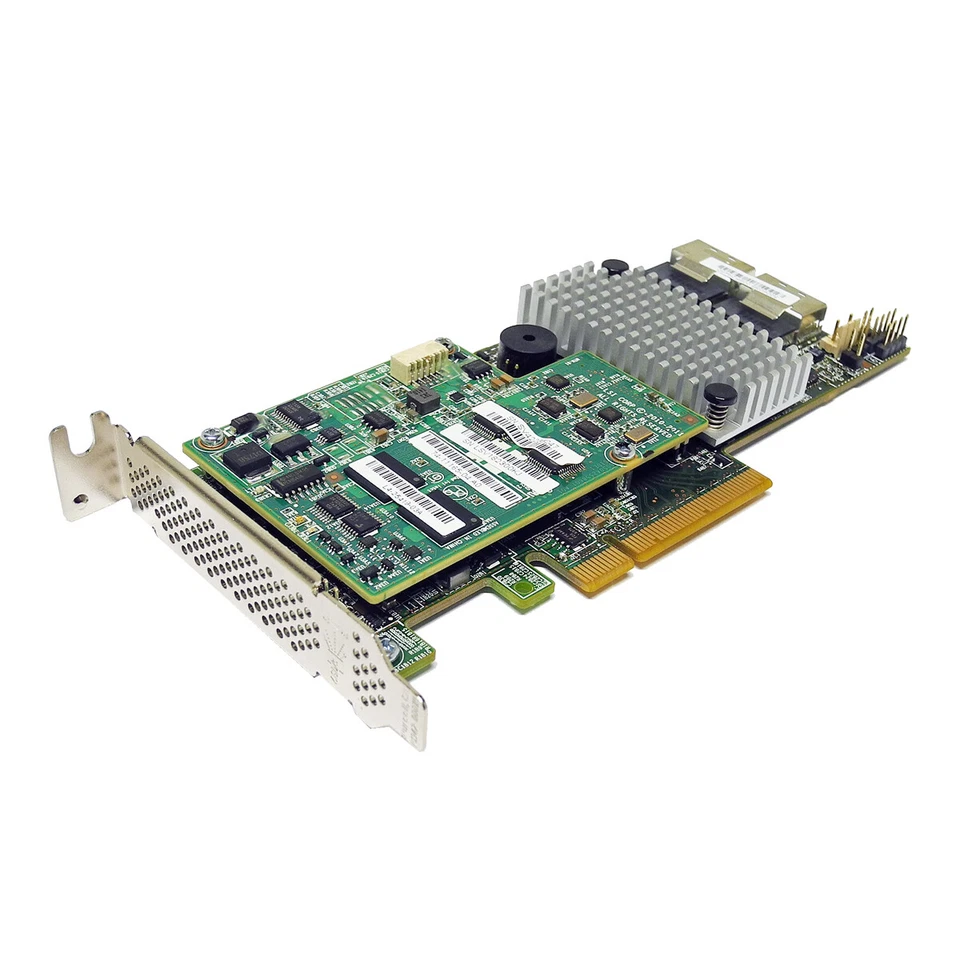 LSI Cisco UCS-RAID9271CV-8i V05 +1GB Cache Module +BBU +2x SAS/SATA Cable LP - Immagine 2 di 4