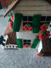 Vintage Handmade Yarn Art Halloween House Decoration  — photo 7