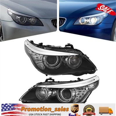 For 08-10 BMW E60 E61 528i 535i Xenon/HID Headlamp Headlights w/AFS Left+Right