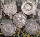 5 Coins From The Reign of  Nikolay II . 1896, 1898, 1912, 1913, 1914  (56)