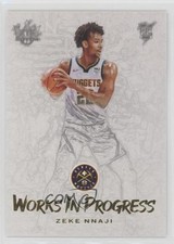 2020-21 Panini Court Kings Works in Progress Zeke Nnaji #22 07mp