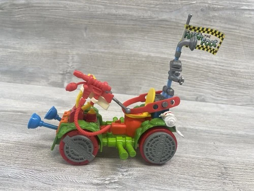 Teenage Mutant Ninja Turtles TMNT Toilet Taxi 1990 Vintage Toy Vehicle Complete