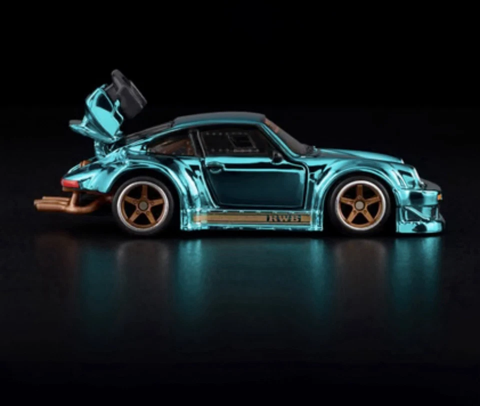 ✅ CONFIRMED PRESALE ✅ Hot Wheels RLC Exclusive RWB Porsche 930 Spectraflame Teal - Image 3 of 4