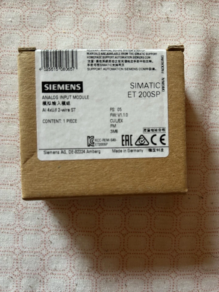 Simatic Et200sp Módulo 4 Analog Inputs.  6es7 134-6hd00-0ba1 - Imagen 2 de 2