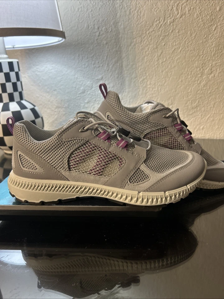 Ecco Terra Cruise Sneakers grau lila Damen Größe 8 bequem V84301358295 - Bild 2 von 4
