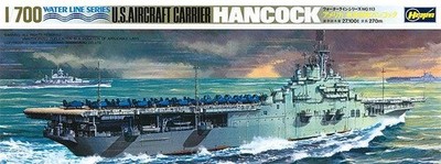 1:700 Hasegawa U.S. Flugzeugträger Uss Hancock Cv-19 Bausatz HA49708 Modell
