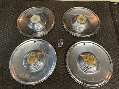 1957 Lincoln Premier Hubcaps Custom leadsled Merc Lowrider