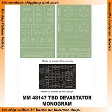 Montex MM48147 1/48 Douglas TBD Devastator Paint Mask for Monogram kit