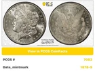 1878-S MORGAN SILVER DOLLAR PCGS MS 63