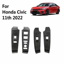 For Car Accessories Honda Civic Carbon Fiber Door Window Lift Cover 2022 Lhd For Car Accessories Honda Civic Carbon Fiber Door Window Lift Cover 2022 Lhd