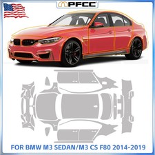 For BMW M3 Sedan CS F80 2014-19 Full Car Precut Paint Protection Film PPF Matte