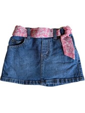 Vintage Baby Gap Denim Skirt Size 12-18 Months Blue Jean Toddler