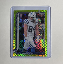 Topps Chrome 2025 Green Refractor Tyler Warren #346 Rookie Indianapolis Colts