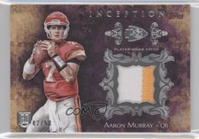 2014 Topps Inception Rookie Patch Purple 42/50 Aaron Murray #RP-AU Patch 4e4