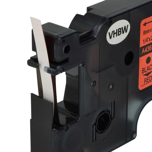 Cartouche à ruban pour Dymo LabelManager 400 300 350 280 360D 350D noirrouge - Afbeelding 7 van 9