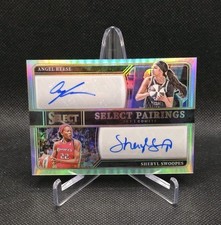 2024 Panini Select WNBA Angel Reese Sheryl Swoopes Silver Prizm Dual Auto /25