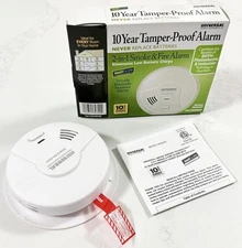 Universal 10 Year Smoke & Fire Alarm Tamper Proof MI3050SB Battery Powered