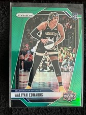 2024 WNBA PRIZM GREEN ROOKIE AALIYAH EDWARDS MYSTICS