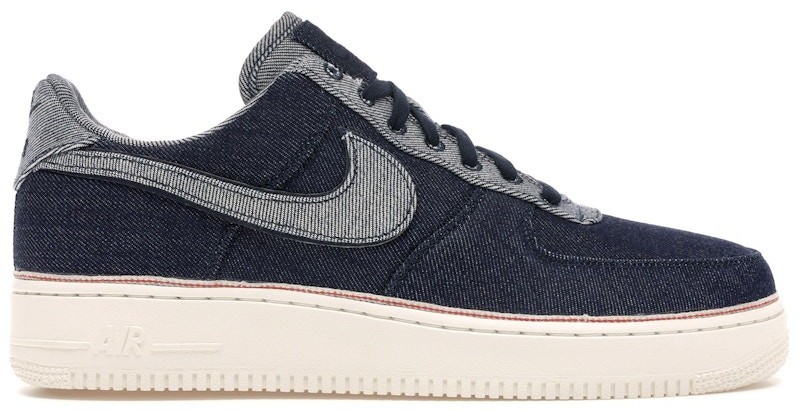 Nike 3x1 x Air Force 1 Premium Low Raw Indigo for Sale