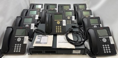 AVAYA IP Office IPO 500 V2 Telefonanlage + 13x Avaya 9508 digitale Tischtelef...