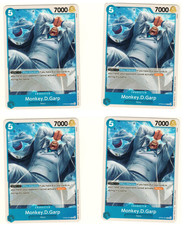 Set Of 4 Monkey D Garp OP06-055 Wings of the Captain One Piece Trading Card